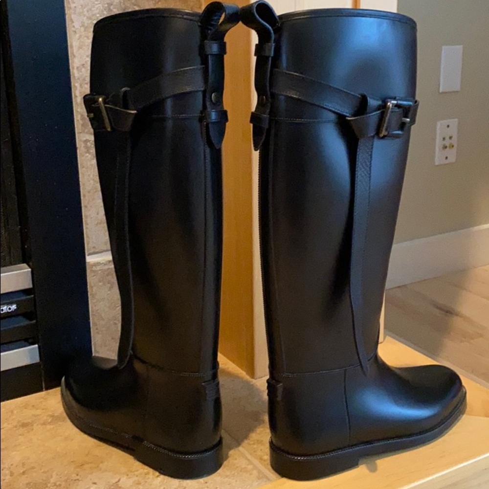 Burberry Roscot Riding Waterproof Rain Boots